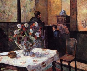 Interior Of The Painter's House, Rue Carcel — Eugène Henri Paul Gauguin, Post-impressionism
