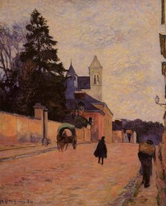 Street In Rouen — Eugène Henri Paul Gauguin, Post-impressionism