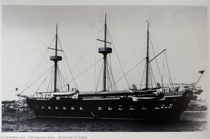 At Anchor In Tagus — Portugiesische Marine
