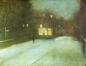 Nocturne: Grey And Gold - Chelsea Snow — James Abbott Mcneill Whistler, Aestheticism And Symbolism