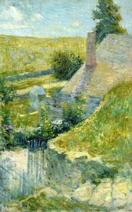 Artist's Home Seen From The Back — John Henry Twachtman, Impressionism