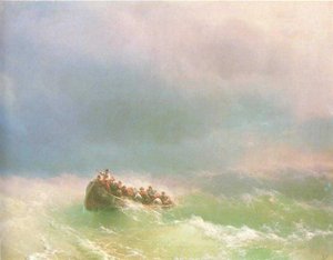 On The Storm — Ivan Konstantinovich Aivazovsky