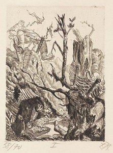 Abandoned Position Near Neuville — Otto Dix