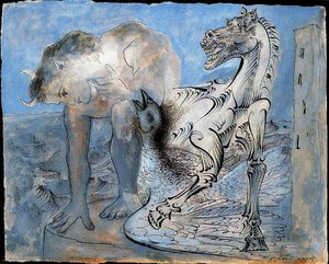 Faun, Horse And Bird — Pablo Picasso
