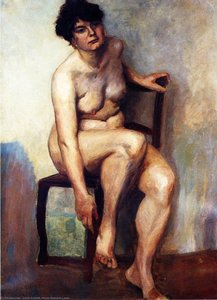 Female Nude — Lovis Corinth, Classical Realism