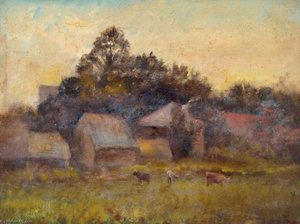 Evening At Croham Farm, Croydon, Surrey — William Henry Hope