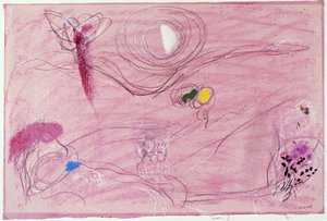 'study To ''song Of Songs V''' — Marc Chagall