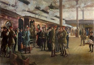The Staff Train at Charing Cross Station