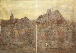 Washing Day, Bishop Lakes House, Chadderton, Oldham, Lancashire — John Haughton Hague