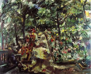 Garden In The West End Of Berlin — Lovis Corinth, Impressionism And Expressionism