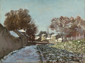 Schnee Auf Argenteuil — Claude Monet, Impressionist Landscape