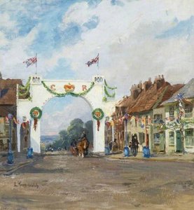 The Jubilee Arch, Bushey, 1935 — Lucy Elizabeth Kemp Welch
