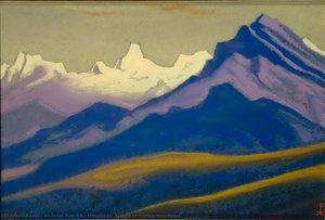 Himalayas. Spoors Of Motley Mountains. — Nicholas Roerich, Symbolism