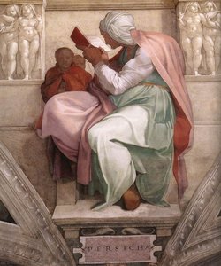 Sistine Chapel Ceiling: The Persian Sibyl — Michelangelo Morlaiter