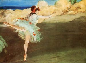 The Star - Dancer On Pointe — Edgar Degas, Impressionism