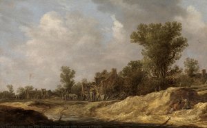 Landscape With Country People — Jan Van Goyen, Dutch Golden Age