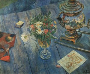Still Life With Samovar — Kuzma Petrov-vodkin