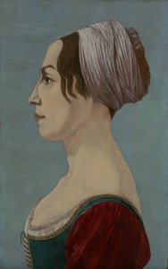 A Woman In Green And Crimson — Пьеро Делла Поллайоло