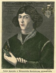 Porträt Von Kopernikus Am Astronomischen Observatorium Warschau — Nikolaus Kopernikus