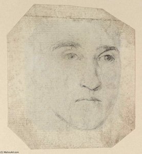 Head Of A Man, Full Face — Sir Nathaniel Dance Holland