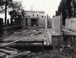 North side of building 3 and old Villa