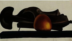 Mask With Golden Apple — Georgia O'keeffe
