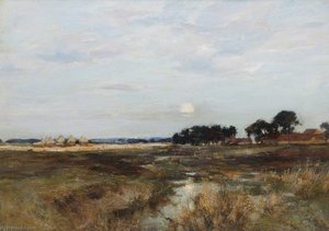 Farm Buildings, Dusk — Joseph Milne