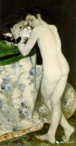 A Boy With A Cat — Pierre-auguste Renoir, Impressionist Movement