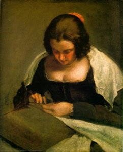 The Needlewoman — Diego Velázquez, Baroque