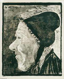 Inger Grimsbø, Old Jølster Girl — Nicolai Astrup