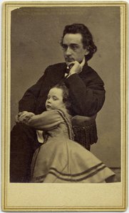 Edwin Booth And His Daughter Edwina — Mathew Brady Studio