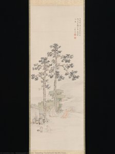Sampling Tea Beneath The Wu Trees — Nakabayashi Chikutō