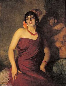 Retrato De Mujer — Manuel Benedito Vives