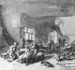Interior Of An Inn — Adriaen Van Ostade