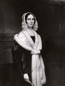 Mrs. Lewis Cass (elizabeth Spencer), (painting) — George Peter Alexander Healy