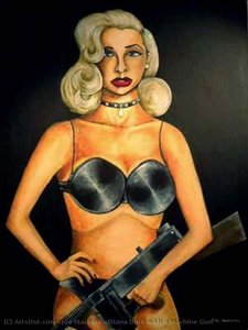 Diana Dors With A Machine Gun — Joseph Stokes
