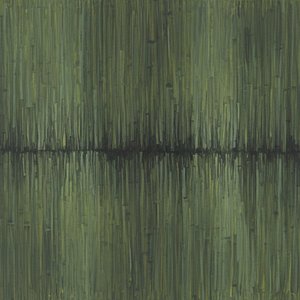 Symmetrical Echoes Of Moss And Shadow In A Meditative Monochromatic Horizon — Laurent Vionnet, Minimalist Art