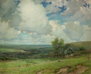 Spring In The Lune Valley — Samuel John Lamorna Birch