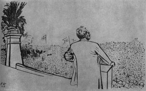 Bjørnson Speaking 1896 — Christian Krohg