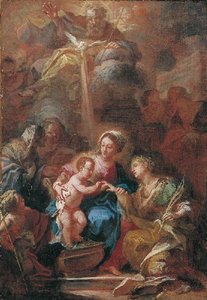 Mariage De Sainte Catherine — Sebastiano Conca
