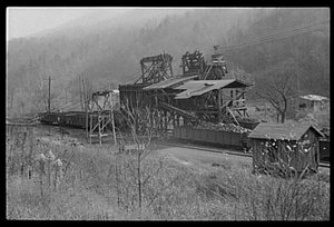 Loading Recently Mined Coal In Jenkins — Benjamin Shahn