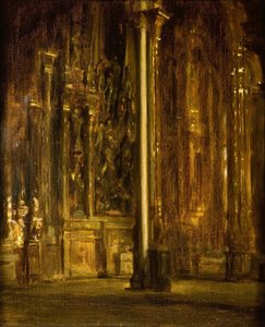 Interior De Igreja — António Teixeira Carneiro Júnior, Expressionismo Português