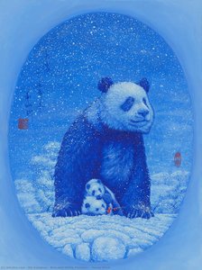 Blue-and-white Porcelain • Heavy Snow — Xie Ganghua