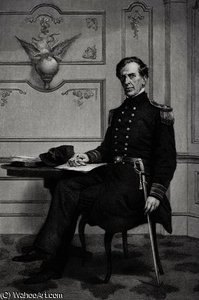 Portrait Of Charles Wilkes — Alonzo Chappel
