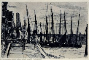 Billingsgate — James Abbott Mcneill Whistler, Tonalist Aestheticism