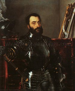 Portrait Of Francesco Maria Della Rovere, Uffi — Titian