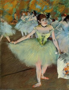 Auf Der Bühne — Hilaire-germain-edgar Degas, Impressionism
