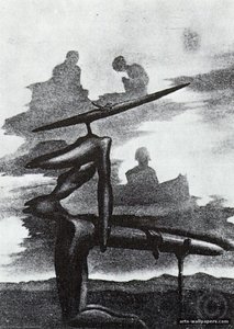 The Spectre Of The Angelus, Circa 1934 — Salvador Dalí, Surrealism