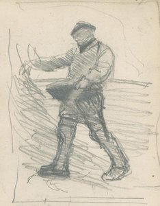 Study Of A Man Sowing Seed By Hand In A Field — Sir George Clausen