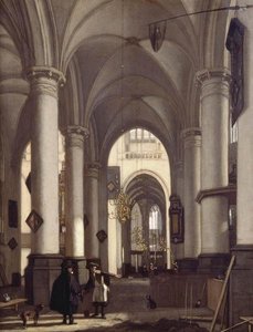 Intérieur D'église Gothique — Emanuel De Witte